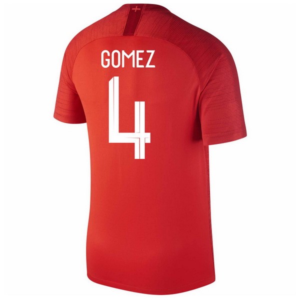 Camiseta Inglaterra 2ª Gomez 2018 Rojo